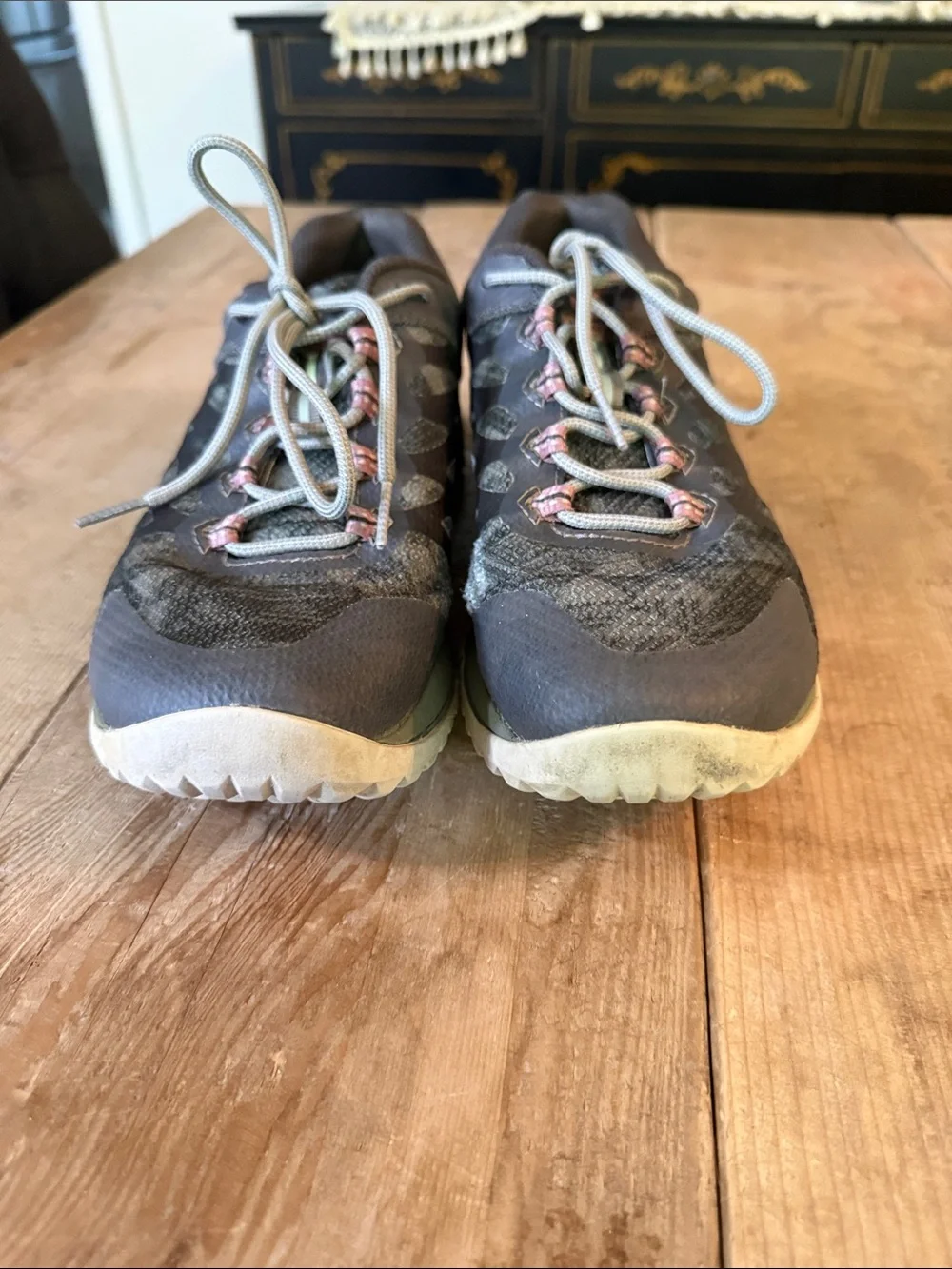 Merrell Women's Gray and Pink Trail Runners